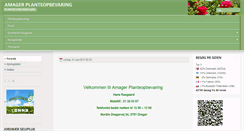 Desktop Screenshot of amagerplanteopbevaring.dk